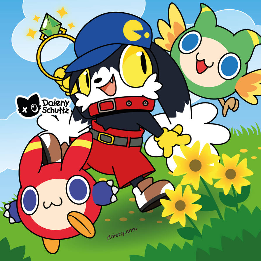 Klonoa and Moos by Daieny on DeviantArt