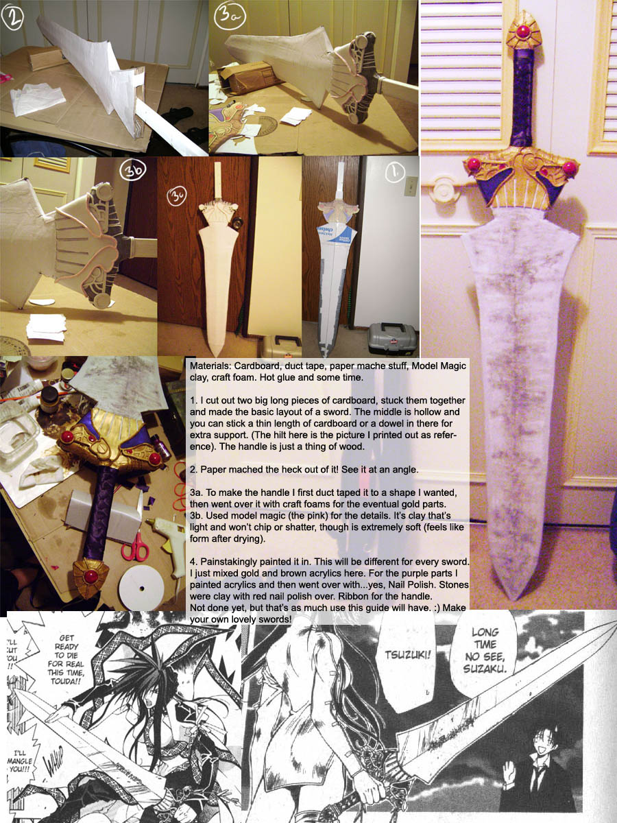 Cruddy guide for cosplay sword