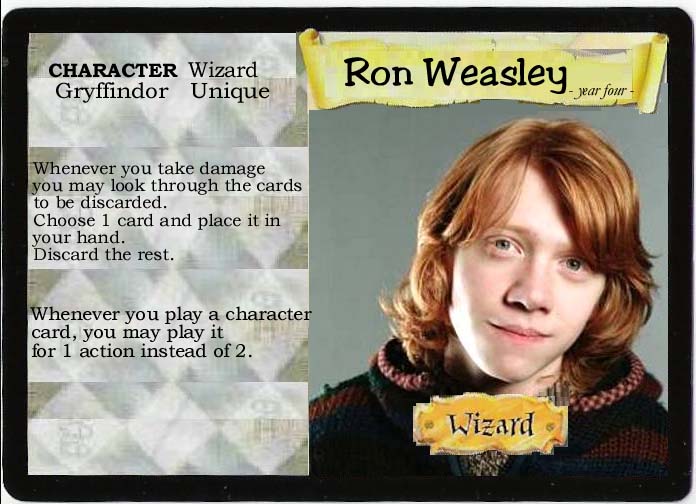 Harry Potter TCG Ron yr4