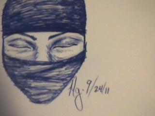 Ninja in Blue Ink