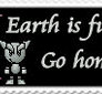 Earth stamp