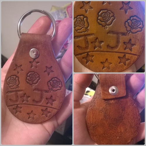 Jojo Leather Key Fob for Phloxebutt