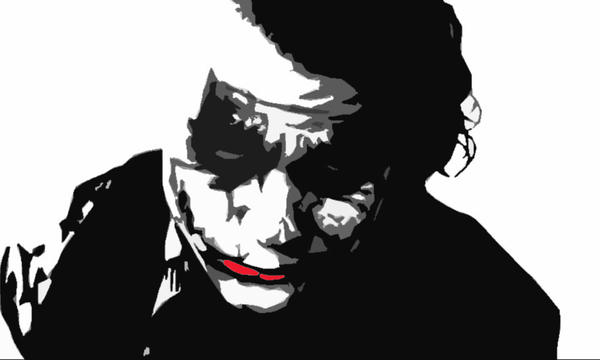 The Joker cut out by Hev21 on DeviantArt