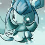 Glaceon in the snow