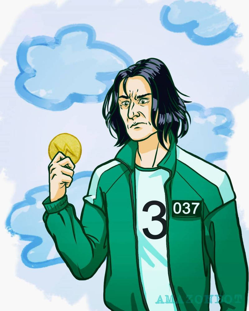 Harry Potter x Squid game: Severus Snape by Amazonbot on DeviantArt