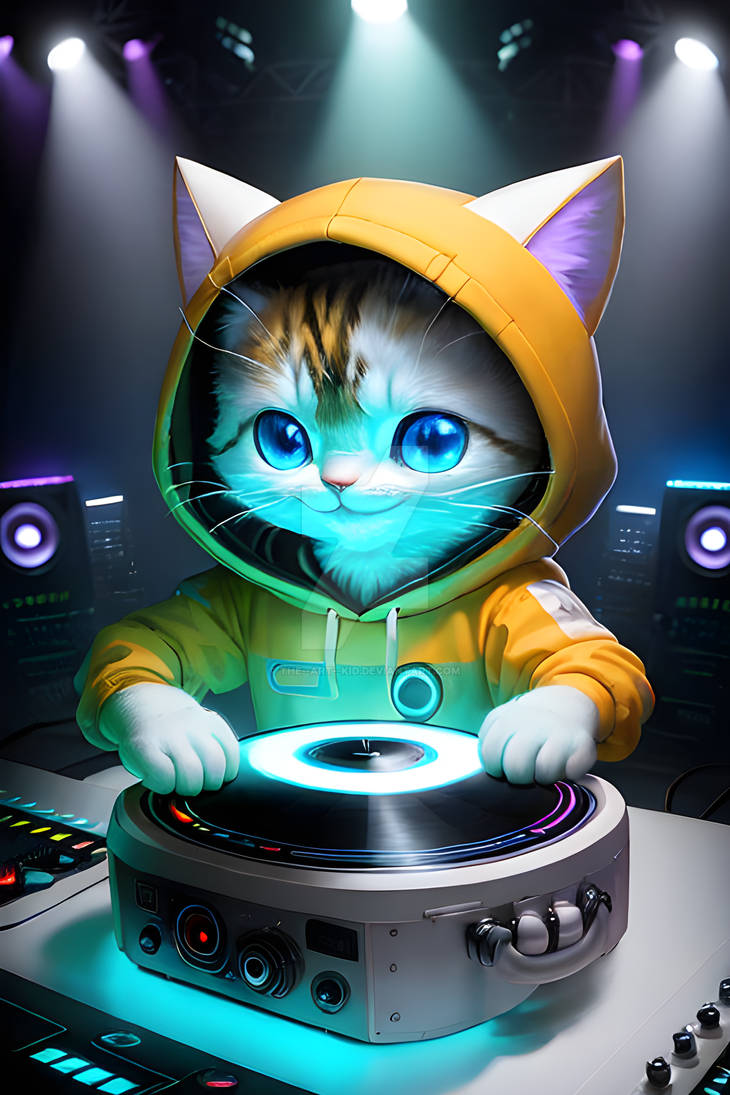 Techno Cat #94 A Techno Cat's Paradise by the--art--kid on DeviantArt