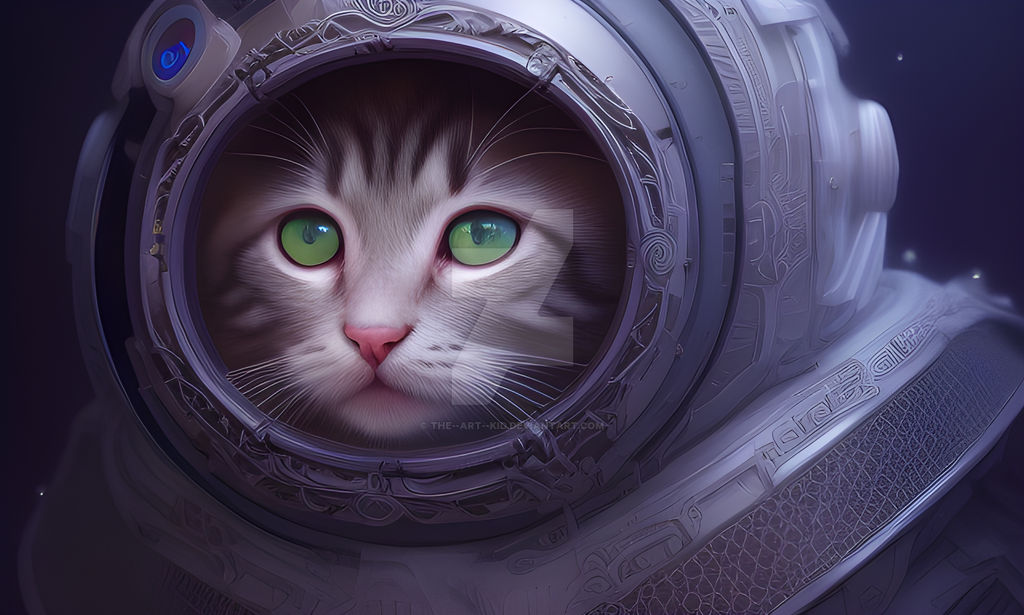 Space Explorer Cat by the--art--kid on DeviantArt