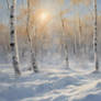 Birch Beauty - Winter's Soft Overture