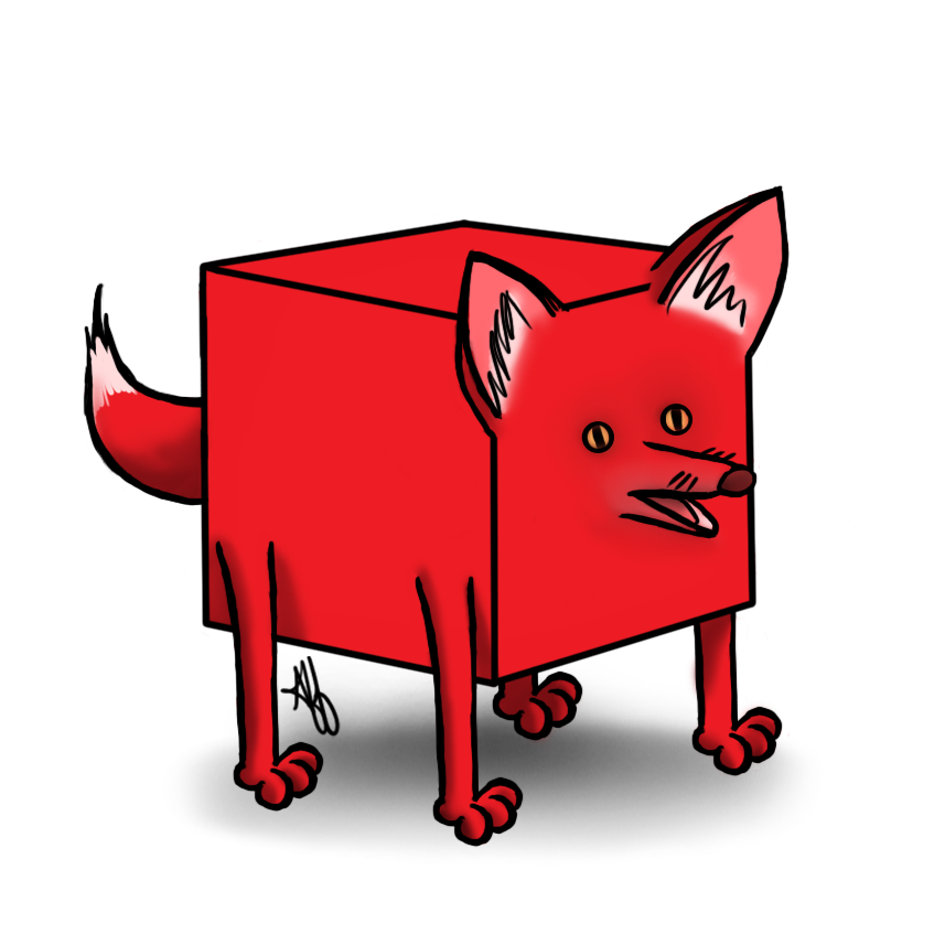 Square Box Fox Square Fox by afflejack on DeviantArt