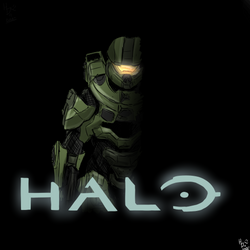 master chief fan-art