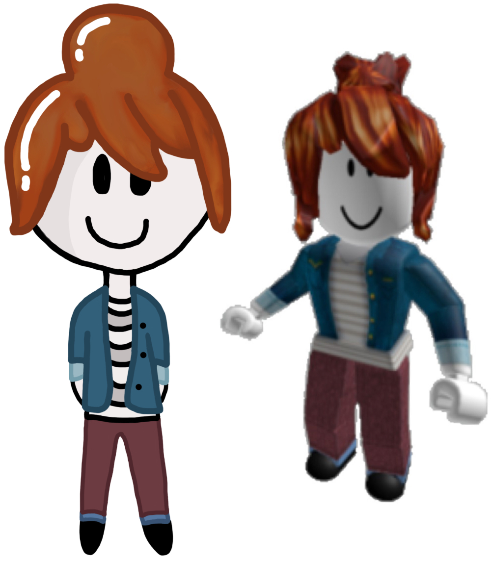 Bacon Hair Girl - Roblox by Pupies41 on DeviantArt