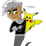 Pikachu and Danny Fenton