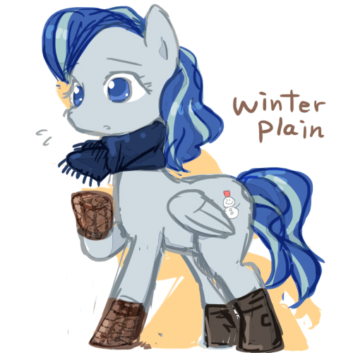 OC pony : Winter Plain