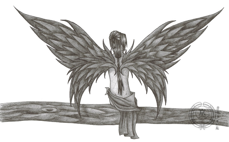 Tattoo: Fae-thing Wing Design