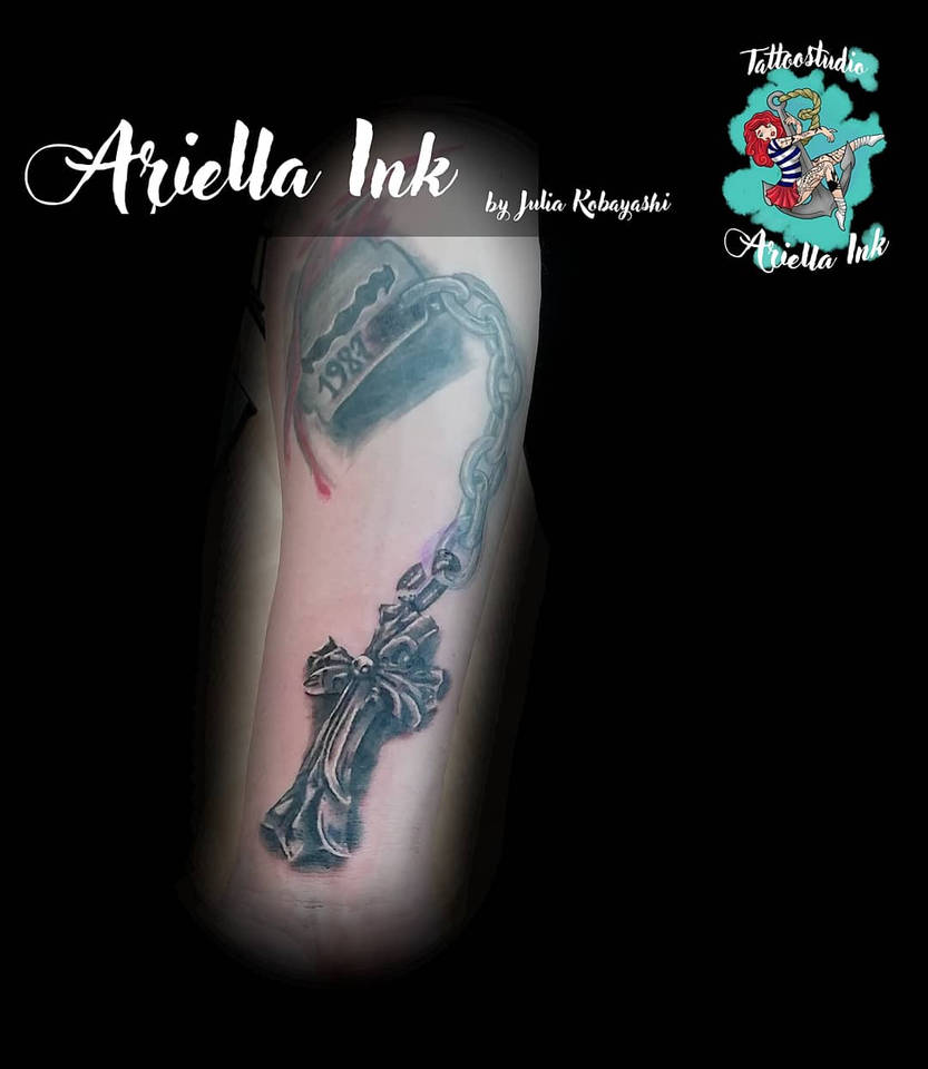 Razorblade and cross by InkedAriella on DeviantArt