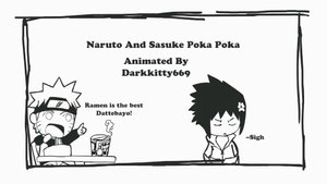 {Fan Animation} Naruto And Sasuke POKAPOKA
