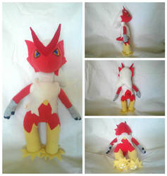 Blaziken plushie