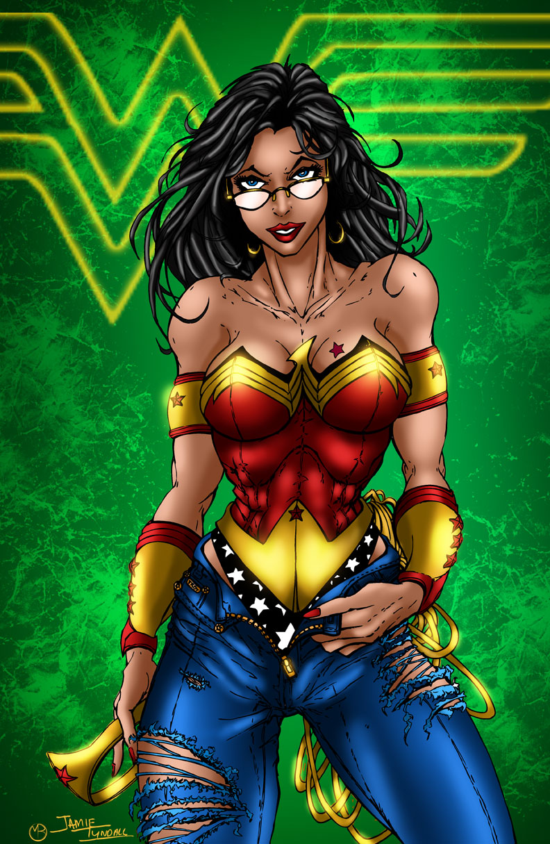 Wonder Woman in Jeans Revamped