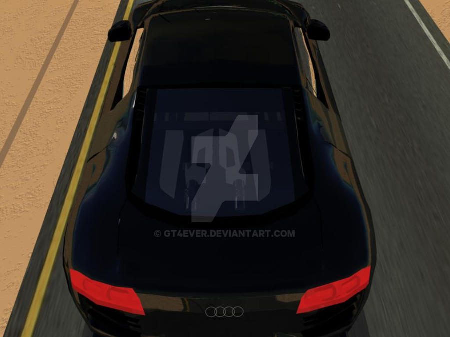 3d audi r8 rear showing engine by gt4ever on DeviantArt