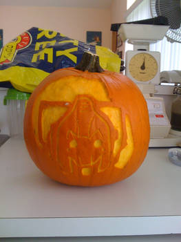 Cyberman pumpkin