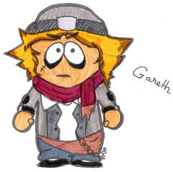 Gareth, South Park OC Colored