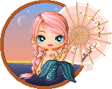 Mermaid with Parasol