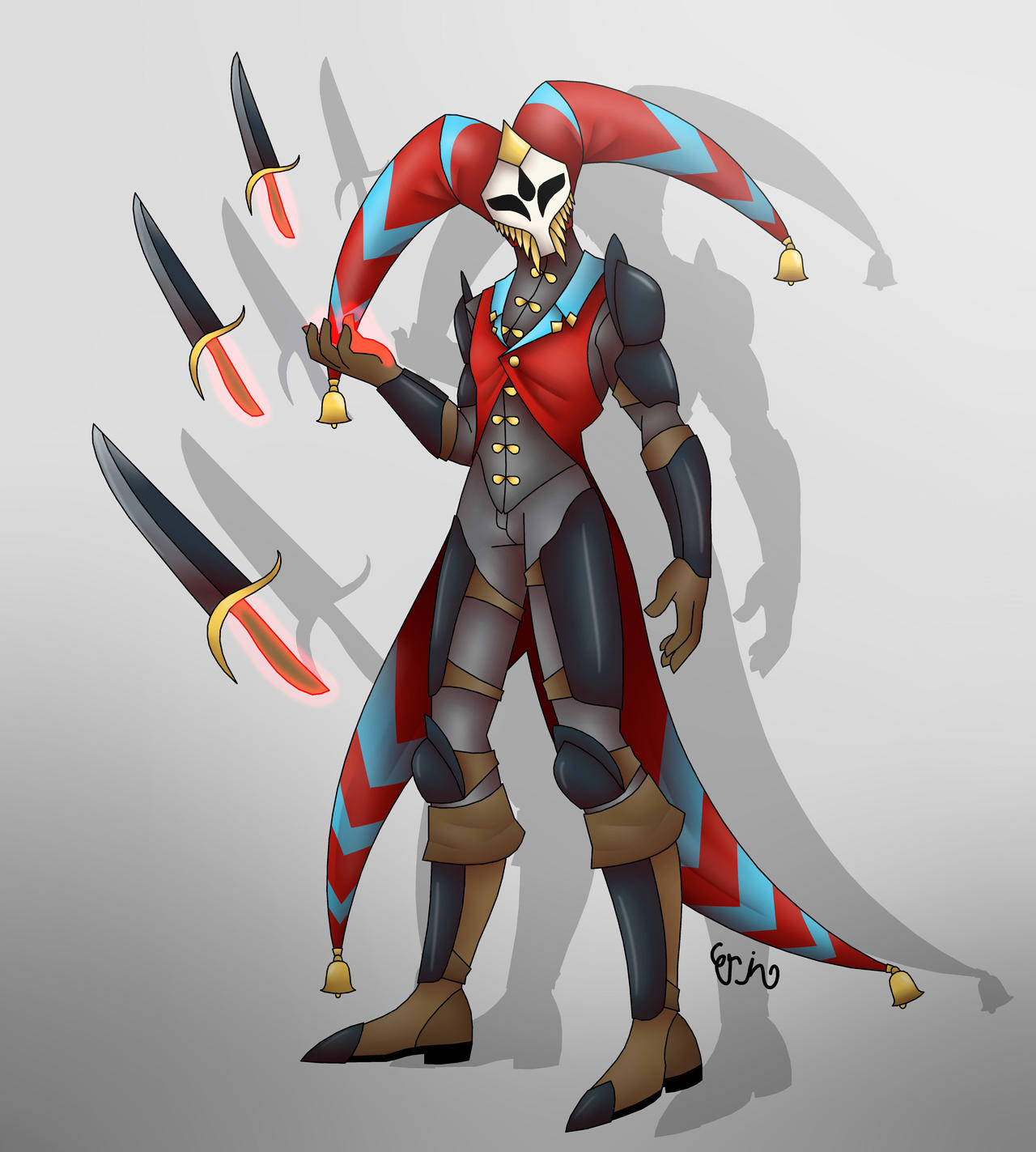 Jester Back Deviantart Gustave the Jester Assassin by Snowflake-Lord on DeviantArt