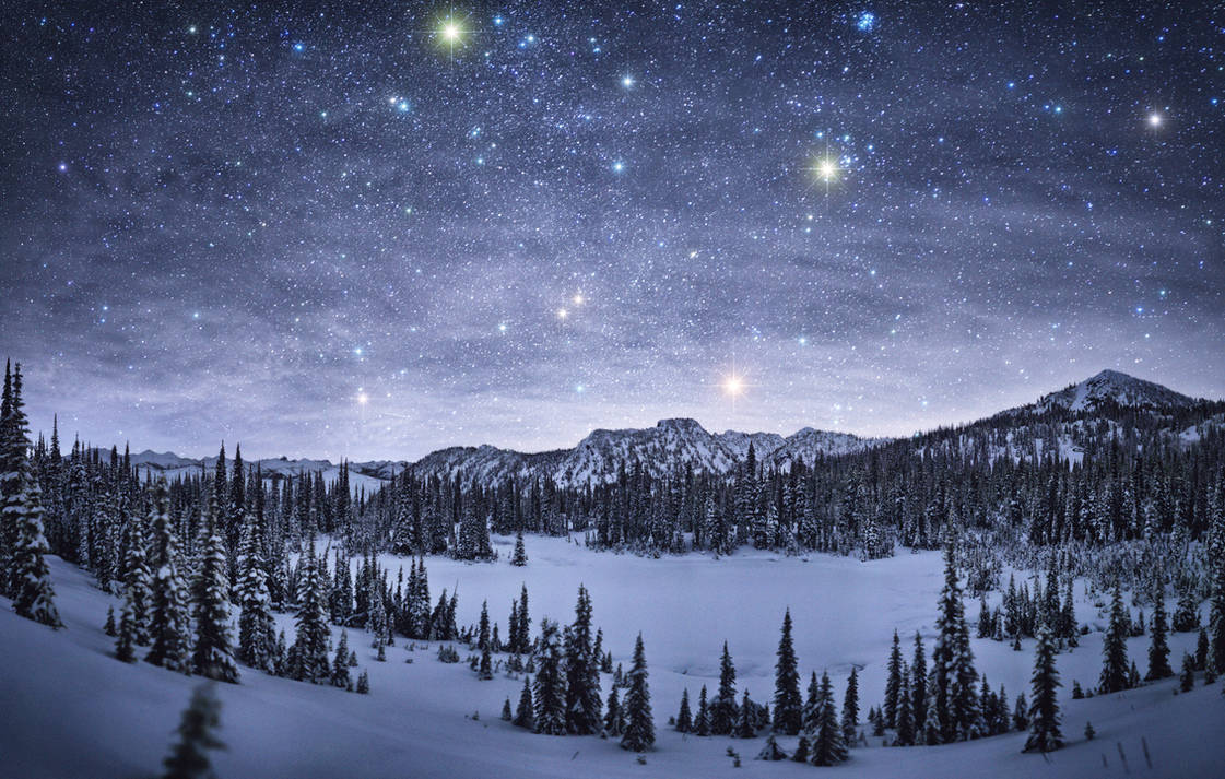 Starry night by NickSpiker