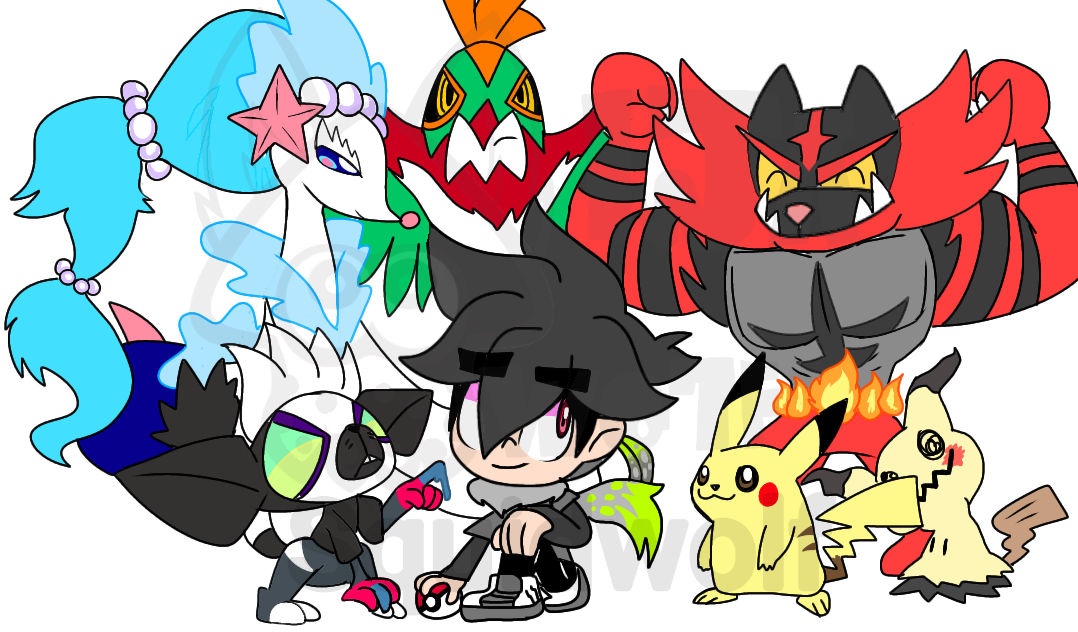 My pokemon team by Squidwolf on DeviantArt