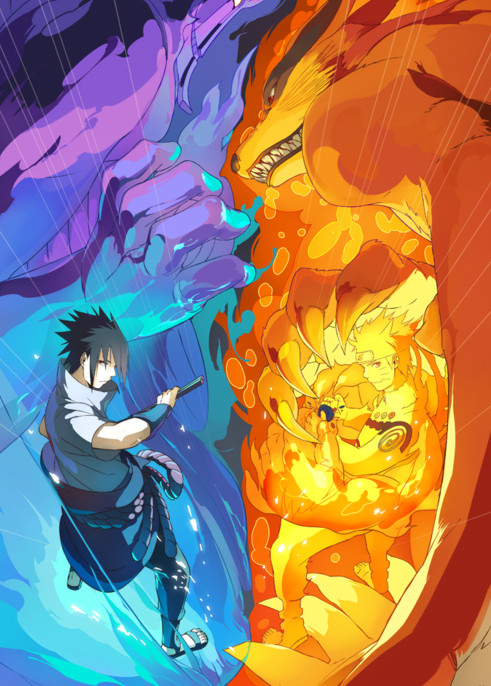 Naruto Vs. Sasuke Shippuden by Apolonos on DeviantArt