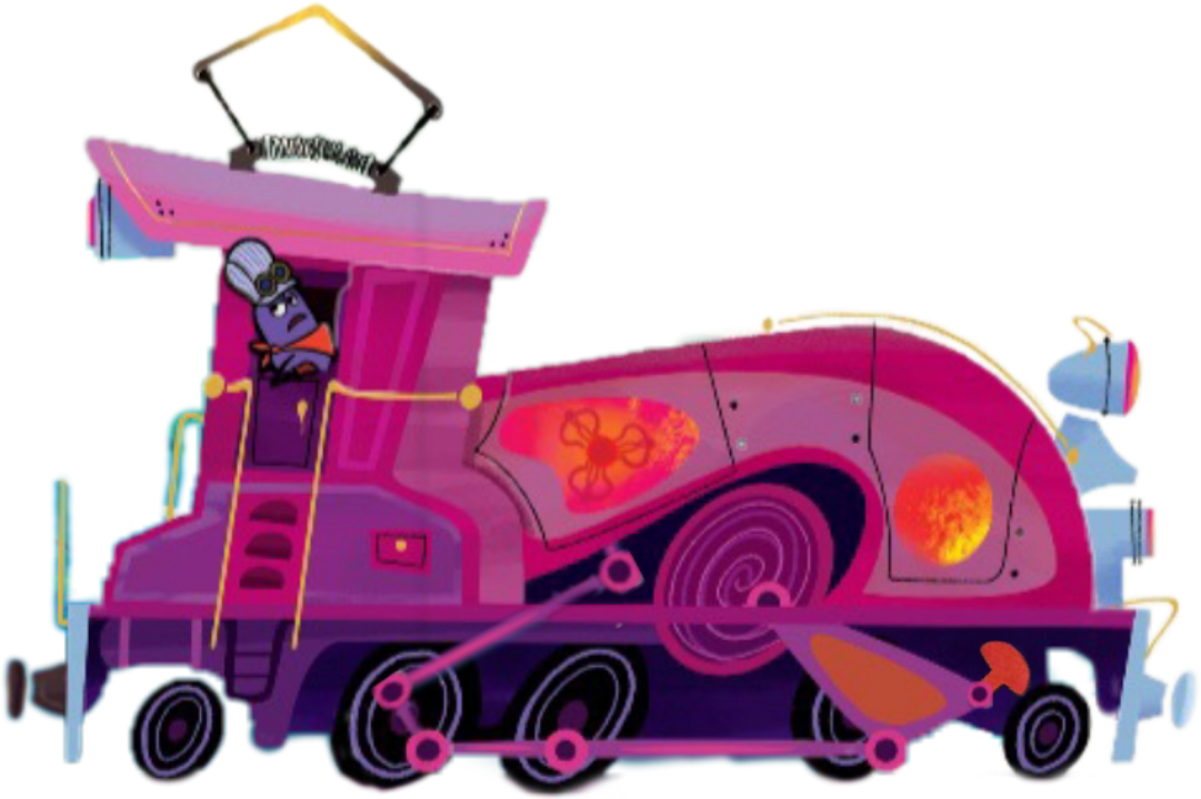 Inside Out Train Rails inside out train of thought render by crashthetankengine on DeviantArt