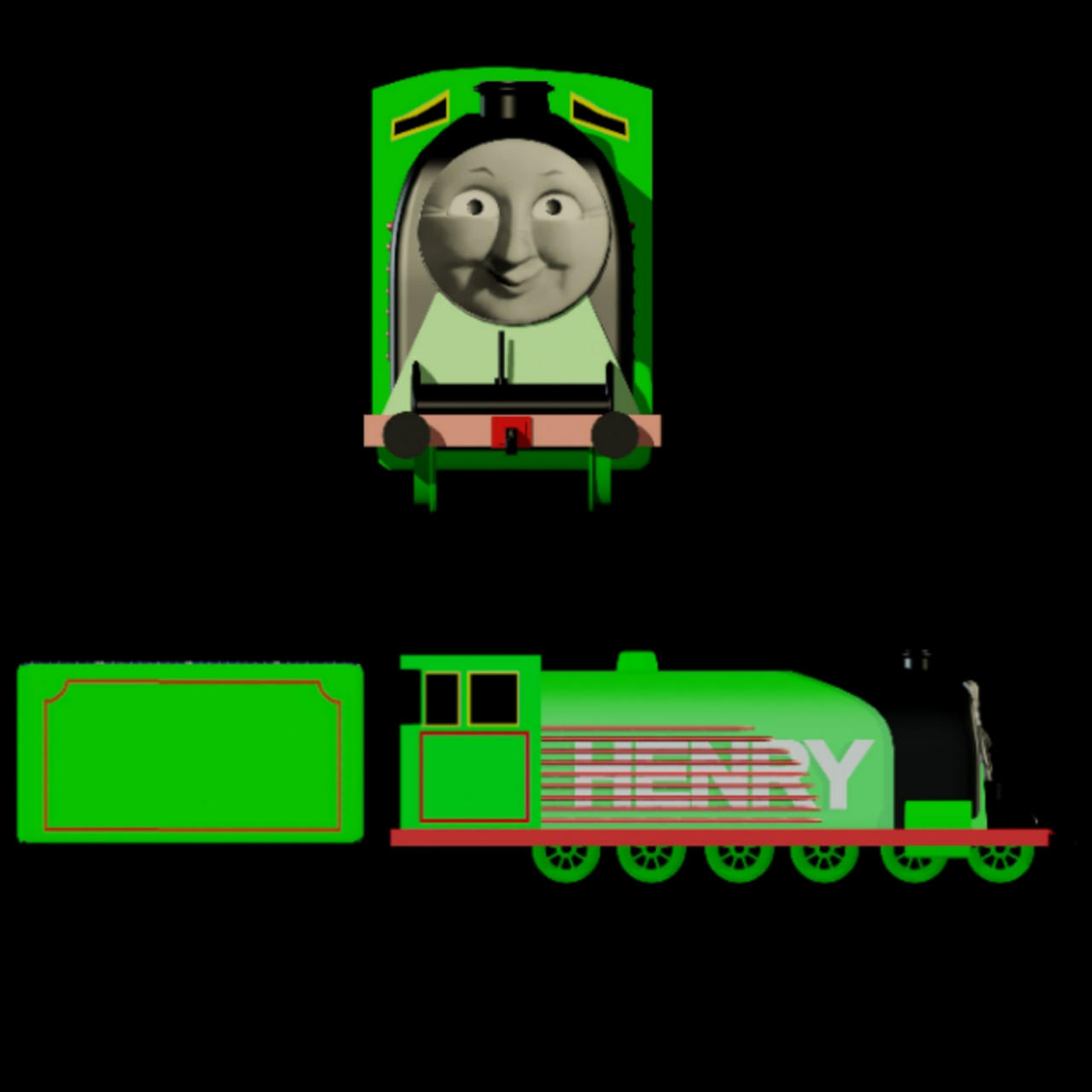 thomas pc adventures henry electric render by crashthetankengine on ...