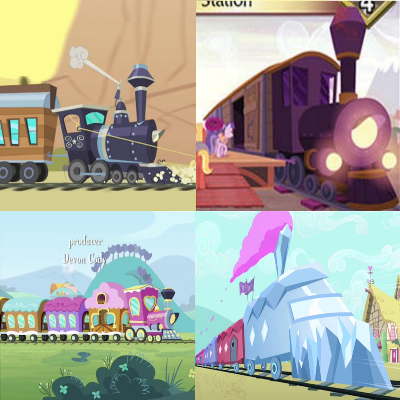 Mlp Simple Train Vector my little pony all trains by crashthetankengine on DeviantArt