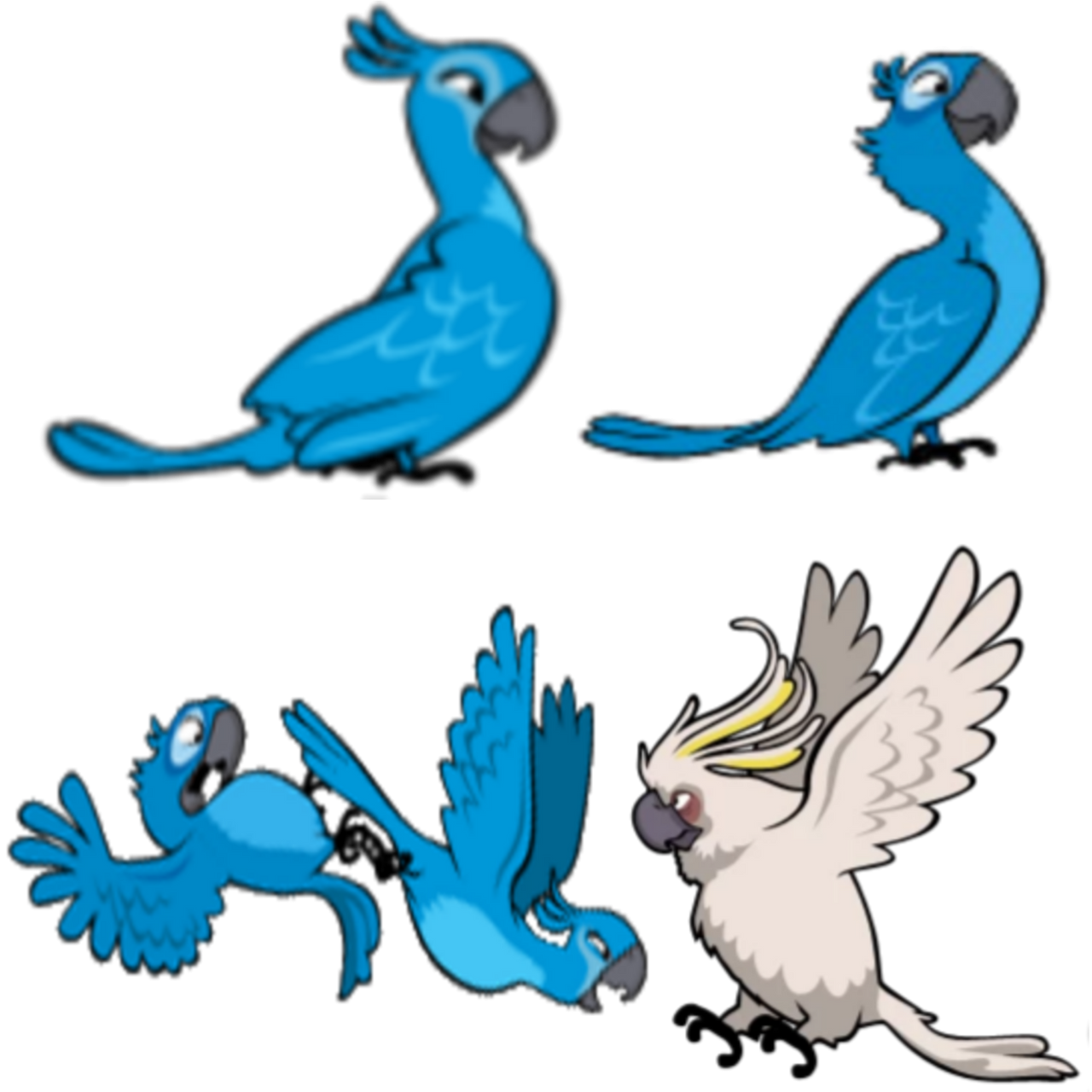 Blu Rio Render Deviantart angry birds rio blu jewel and nigel render by crashthetankengine on ...