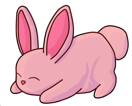 Pink bunny by buzzer20 on DeviantArt