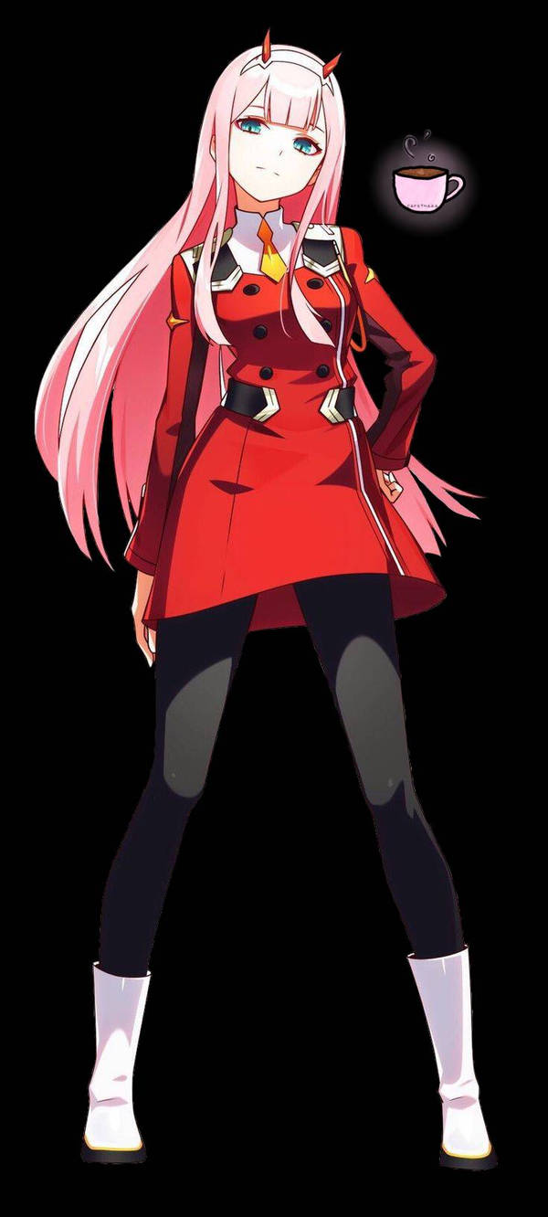 Zero two Render by Cafeinaaa on DeviantArt