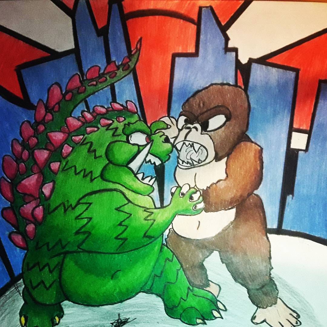 Godzilla vs Kong by SDVAjose on DeviantArt