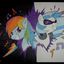 Rainbow Dash Vinyl Scratch playmat