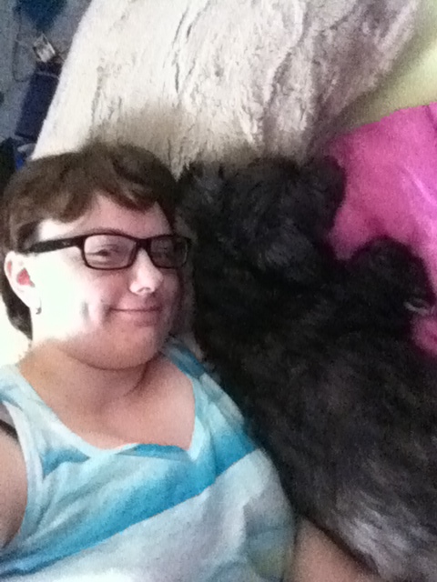 me and my lazy mutt