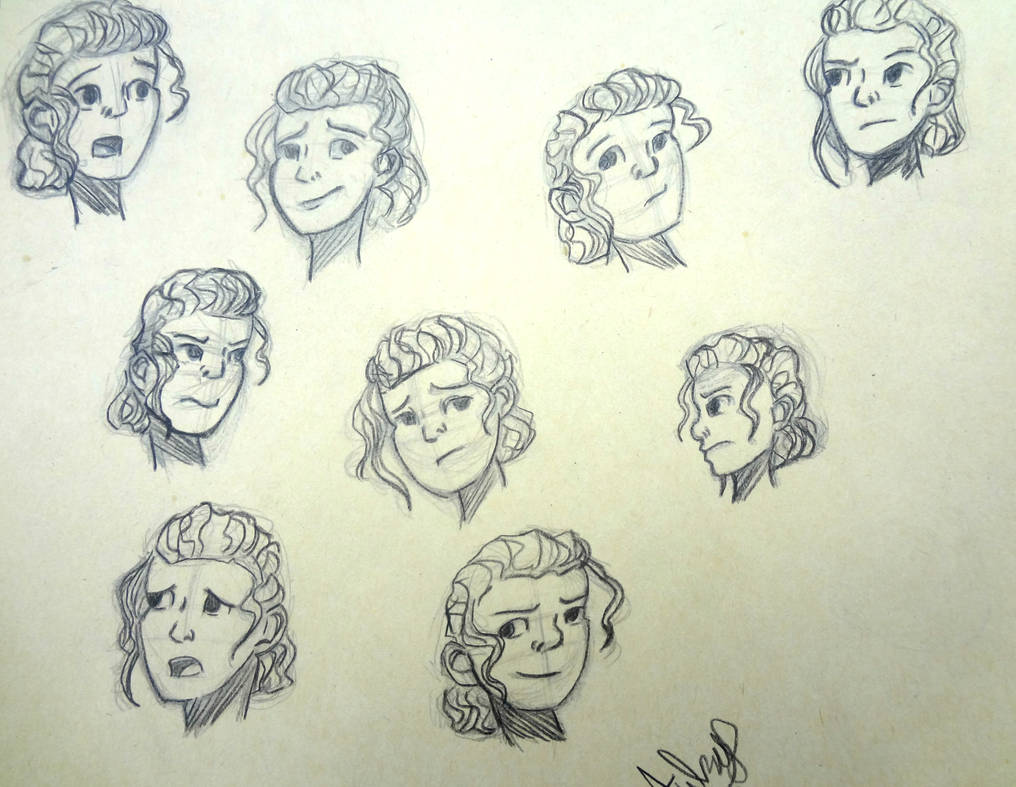 Character Expression Sheet by Aubry-Strawberry on DeviantArt