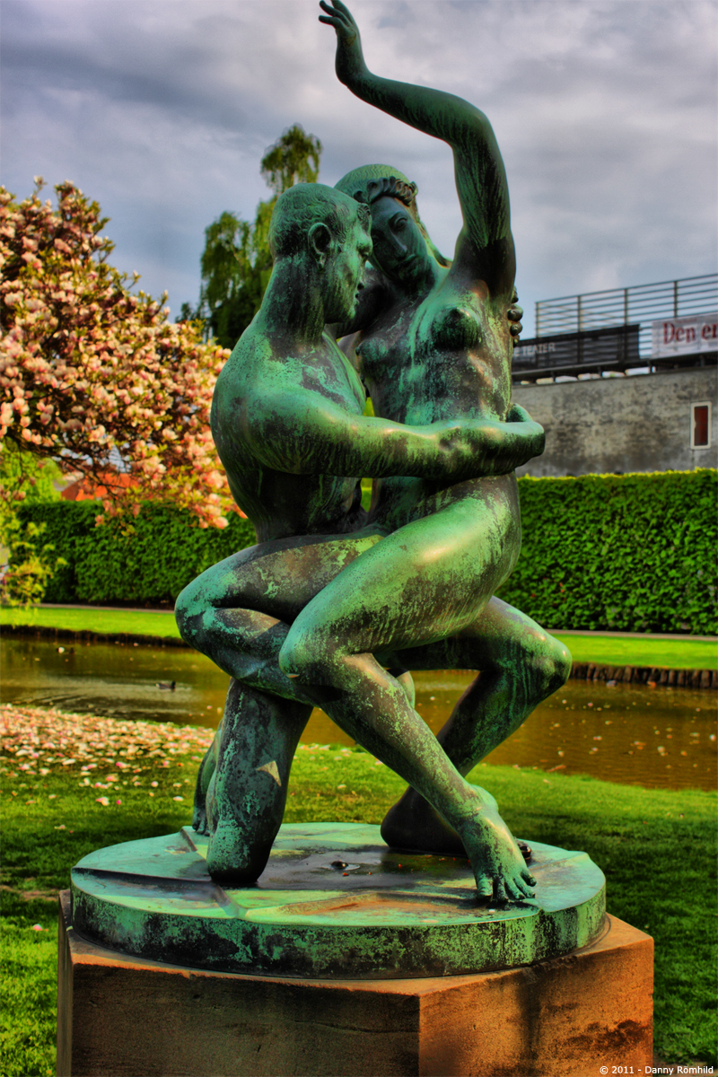 Statue in Odense - Denmark