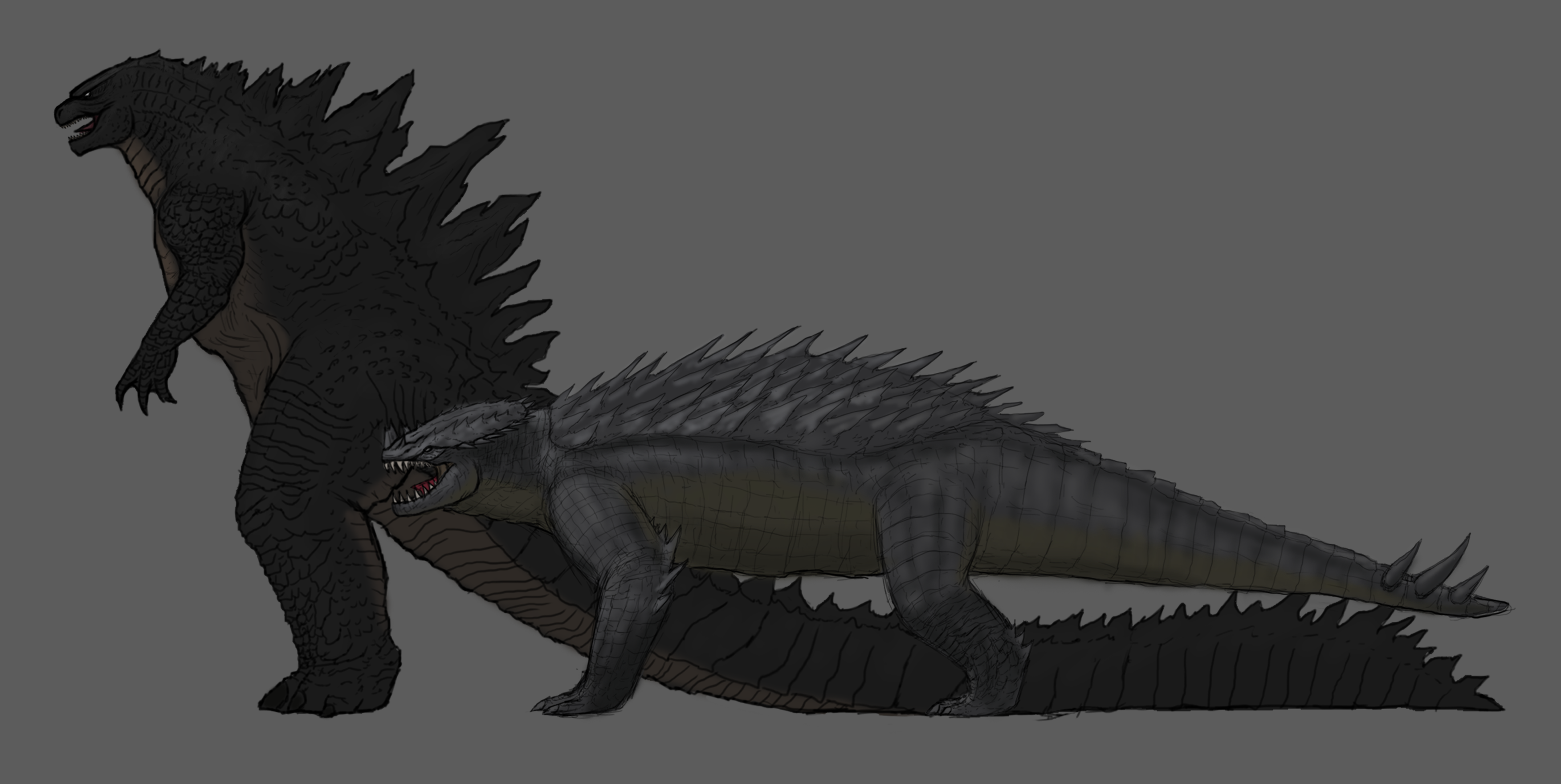 Two Godzilla's Godzilla 2 by ElessarIsmail2005 on DeviantArt