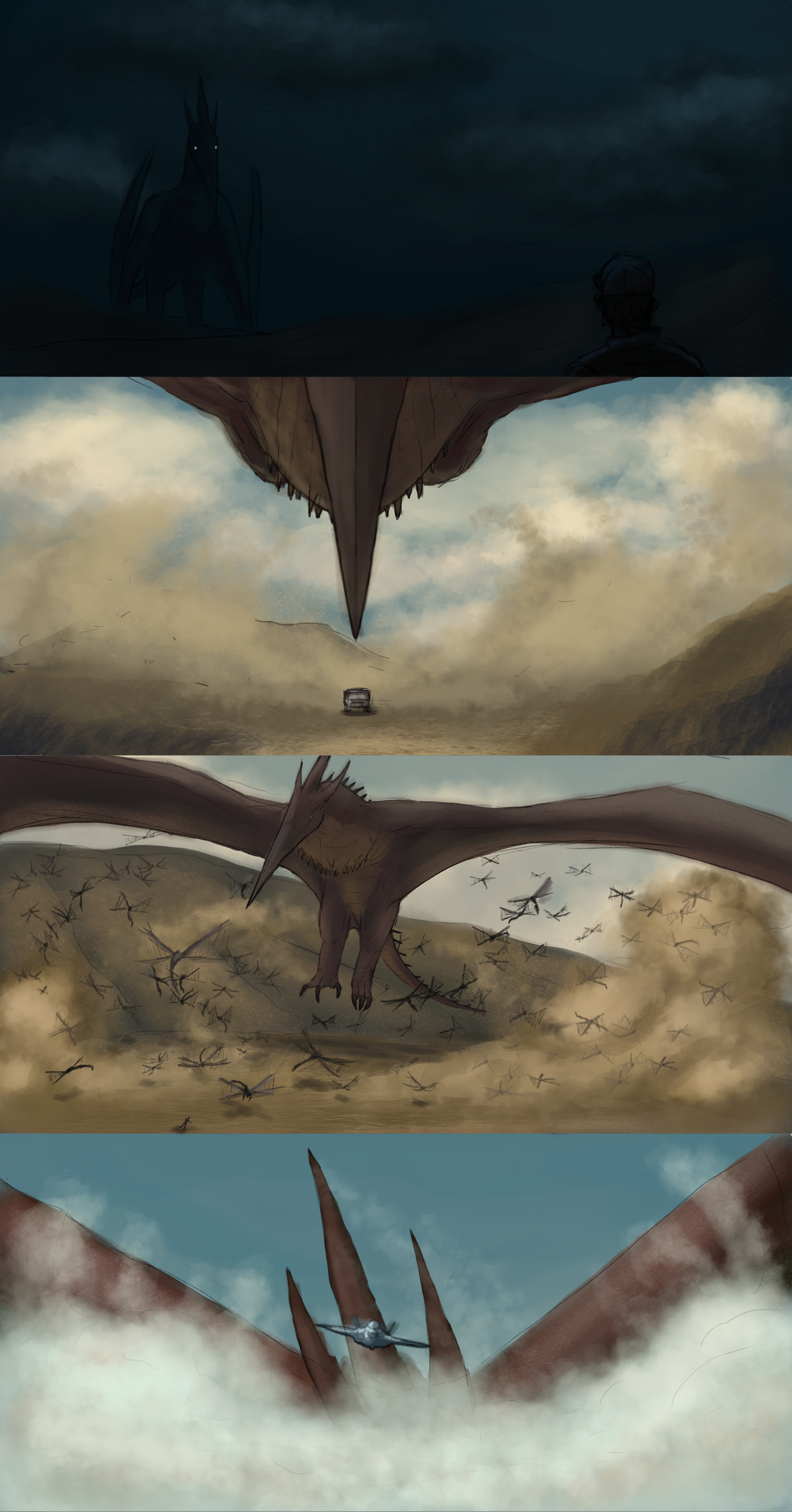 Rodan Concept Art by ElessarIsmail2005 on DeviantArt