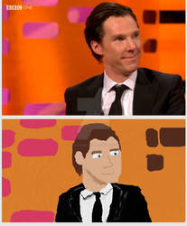 Benedict Cumberbatch digital painting.