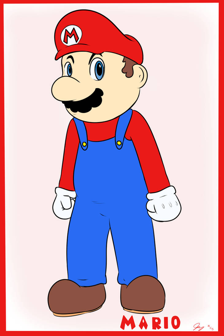 Mario Cartoon Deviantart Mario by jayrachi on DeviantArt