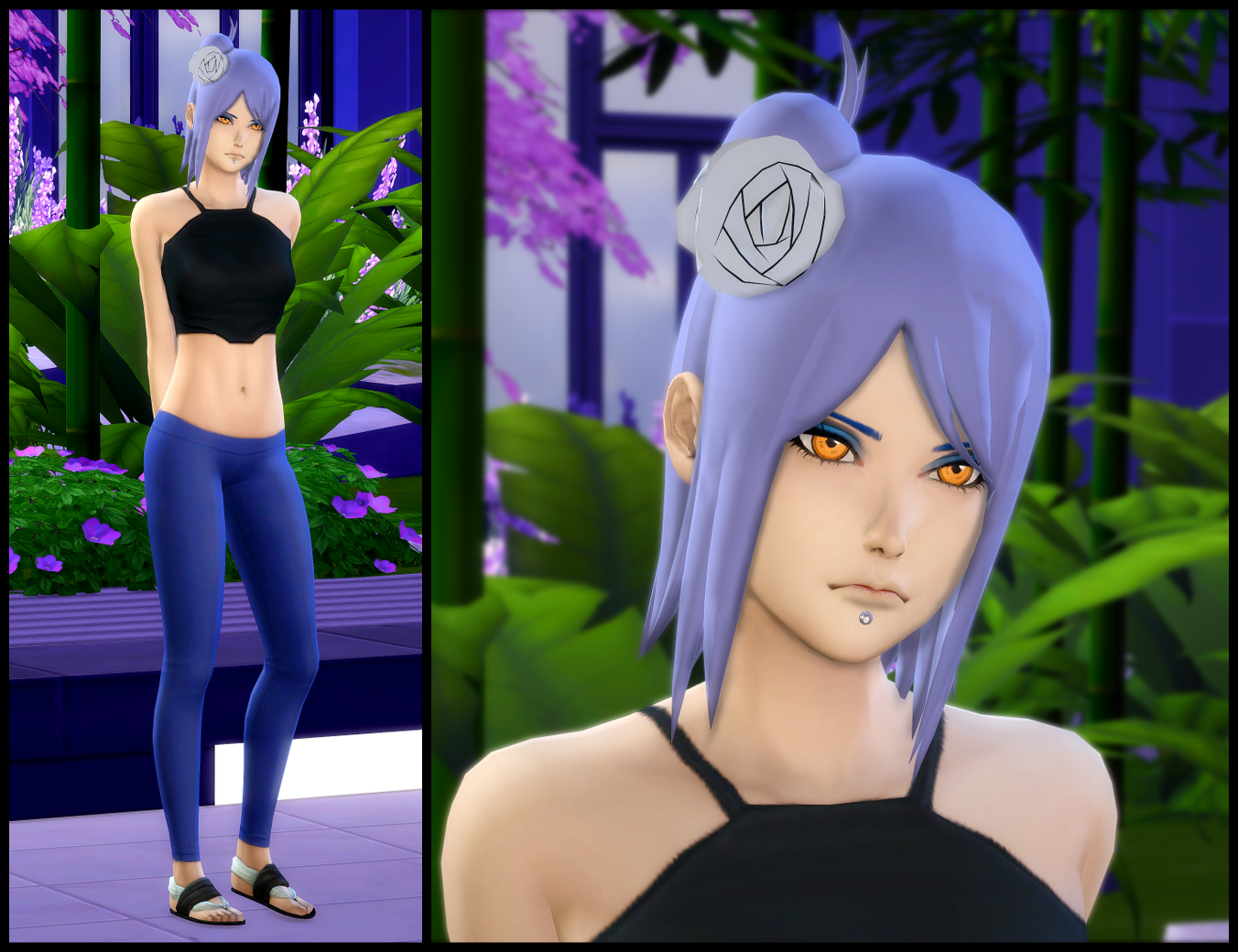 Sims 4 Naruto Shippuden Konan By Tx Slade Xt On Deviantart.