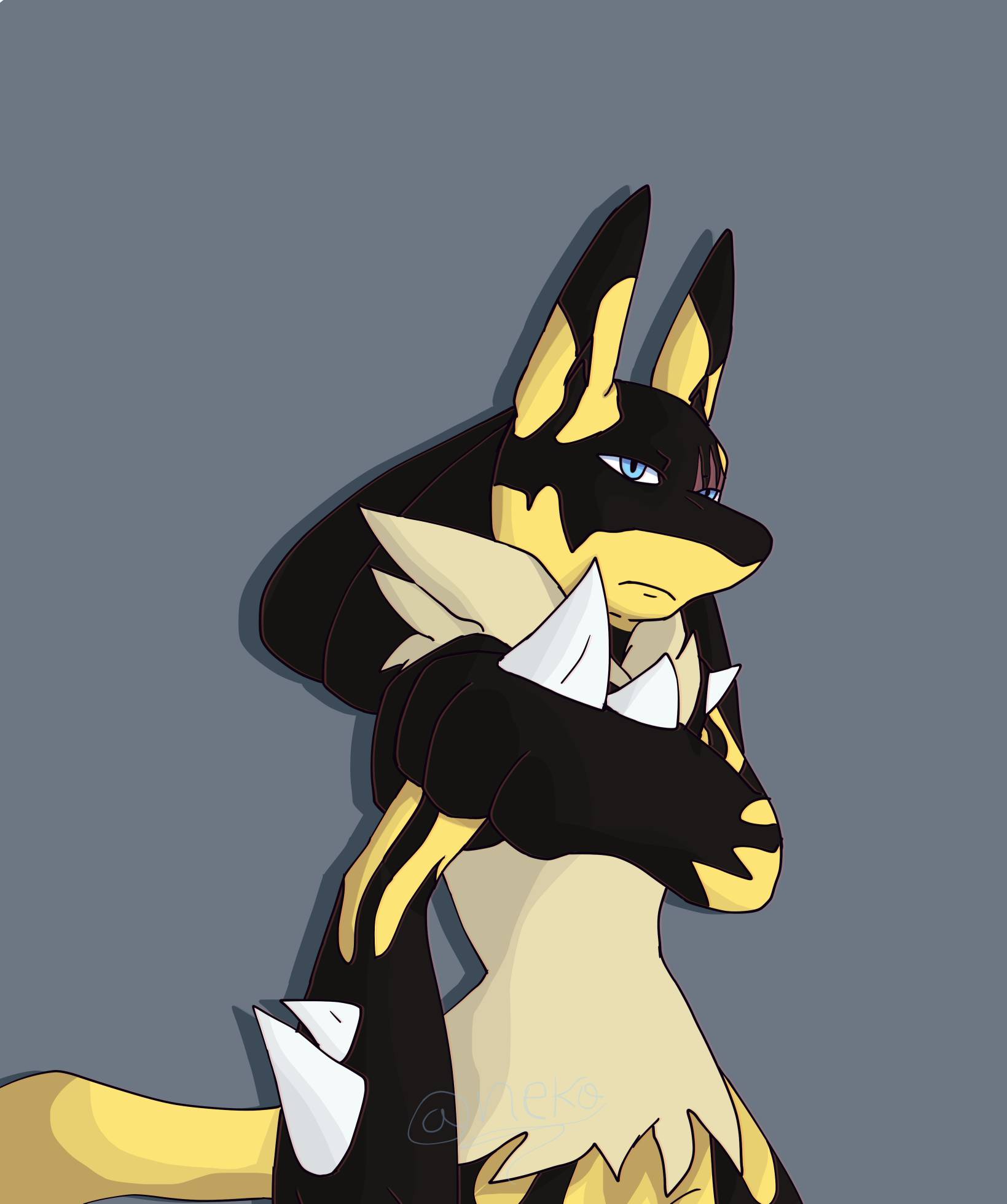 Lucario Variocolor/Shiny by Gyarados10 on DeviantArt