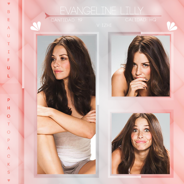 +Photopack Evangeline Lilly