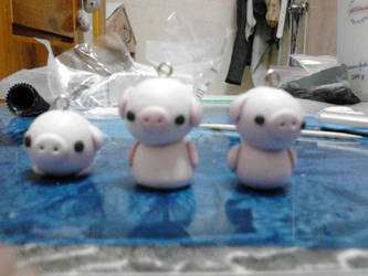 Polymer Clay : Piggies