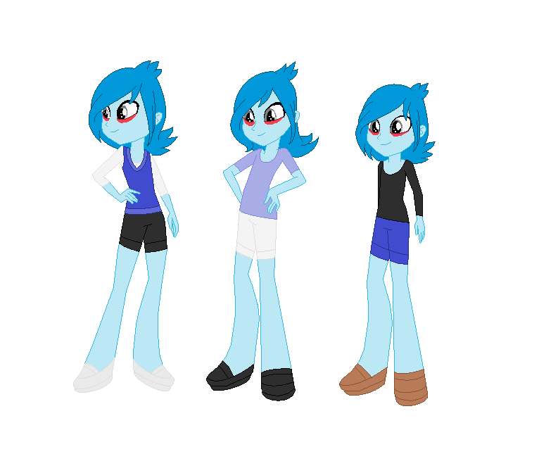 Jim, Jake and Jay in EQG form